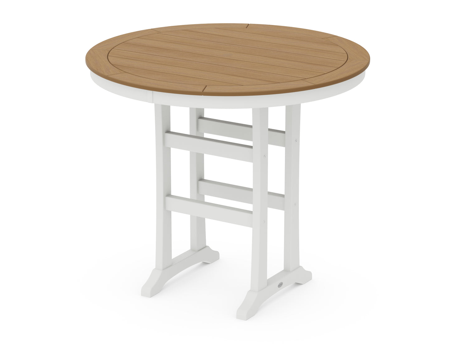 Nautical Trestle 48" Round Bar Table