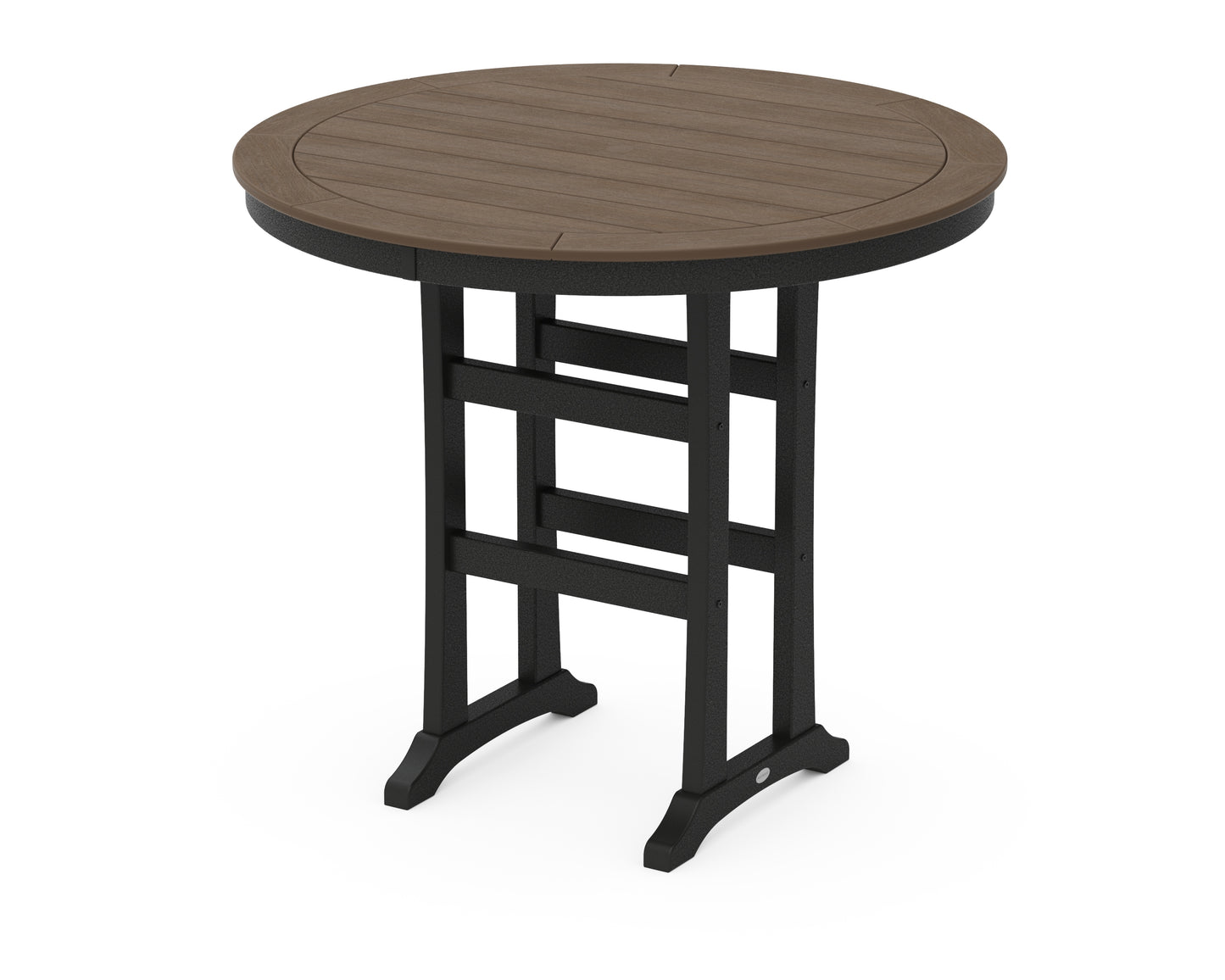 Nautical Trestle 48" Round Bar Table