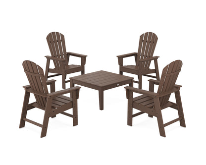 5-Piece South Beach Casual Chair Conversation Set with 36" Conversation Table