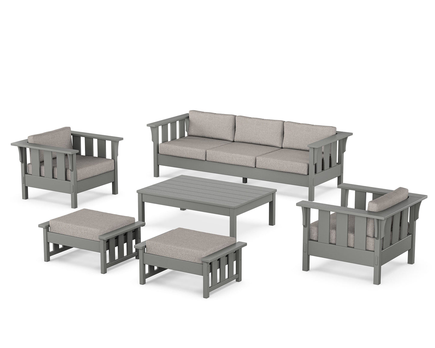 Acadia 6-Piece Lounge Sofa Set