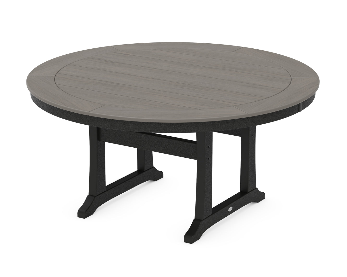 Nautical Trestle 60" Round Dining Table