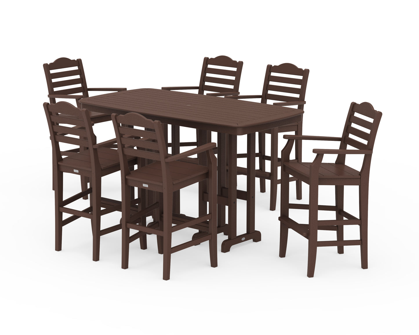 Savannah Arm Chair 7-Piece Bar Set