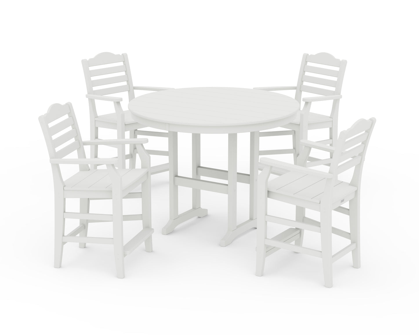 Savannah 5-Piece Round Farmhouse Counter Set