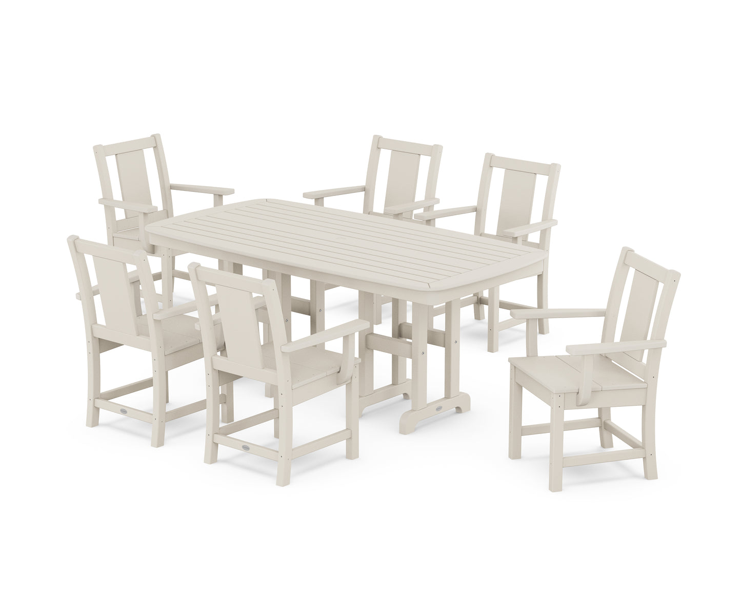 Prairie Arm Chair 7-Piece Dining Set