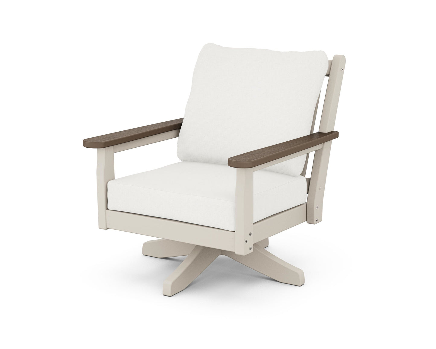 Chippendale Deep Seating Swivel Chair