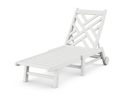Chippendale Chaise with Wheels