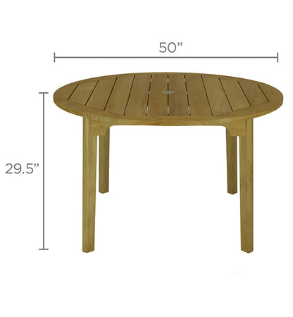 Admiral Dining Table 50" Round