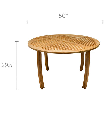 Dolphin 50" Round Table