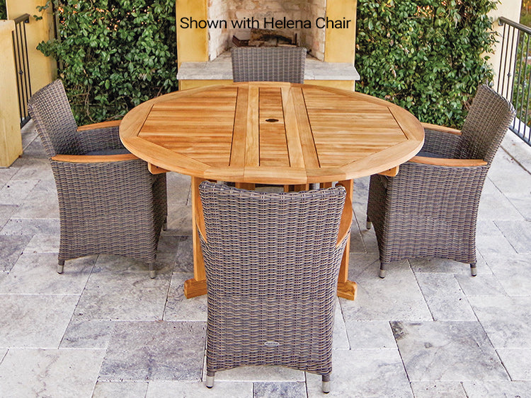 Drop Leaf 5' Round Table