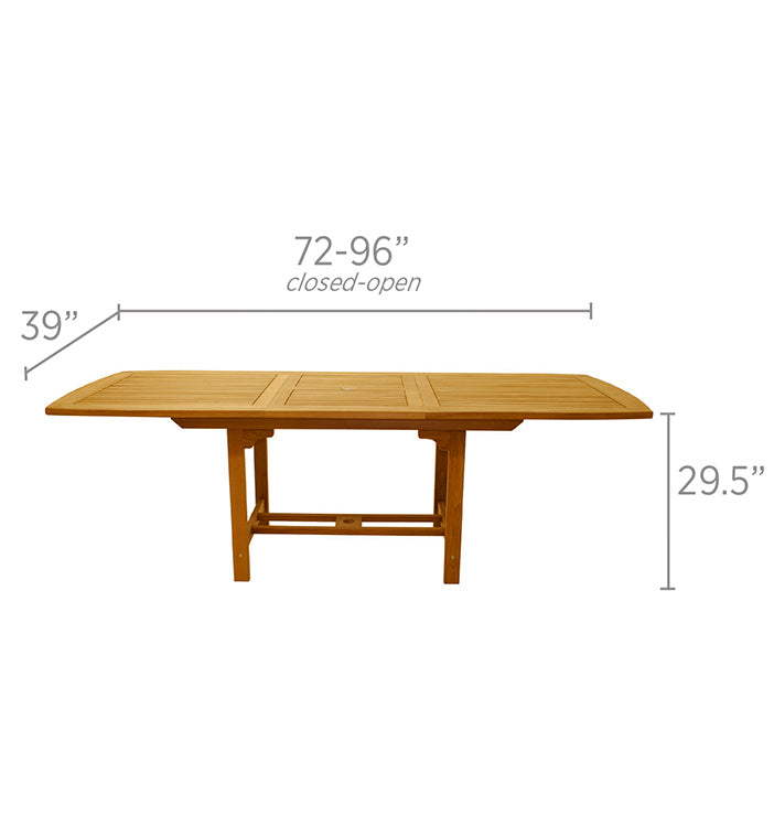 72"/96" Family Expansion Table - Rectangular