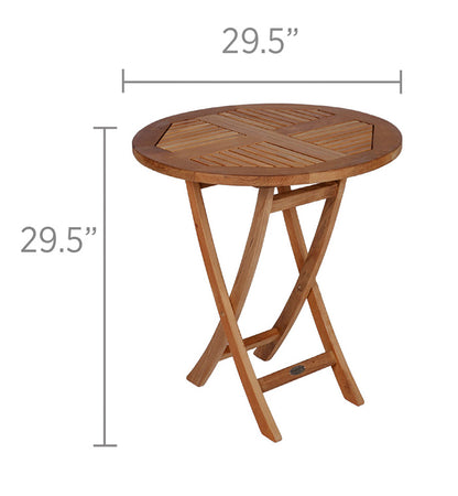 Sailor 30" Round Folding Table