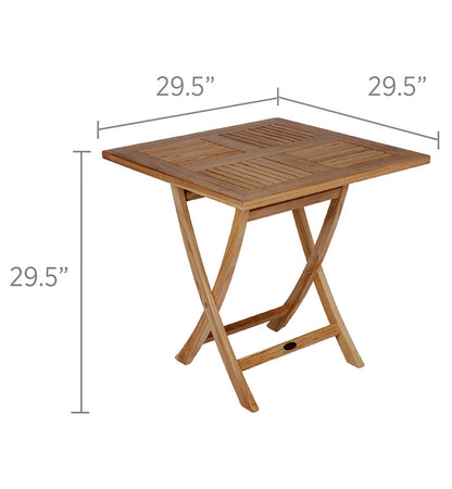 Sailor 30" Square Folding Table