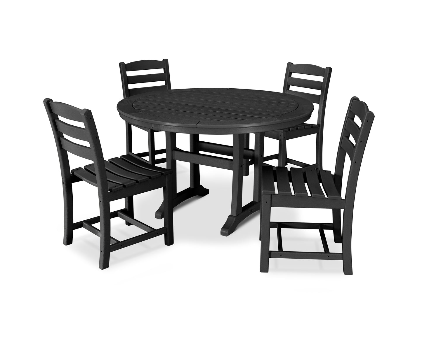 La Casa Caf‚ 5-Piece Side Chair Dining Set