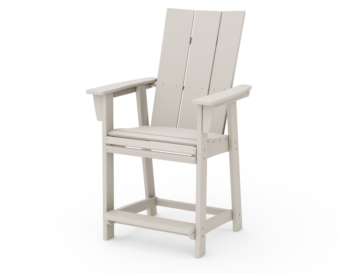 Modern Curveback Adirondack Counter Chair
