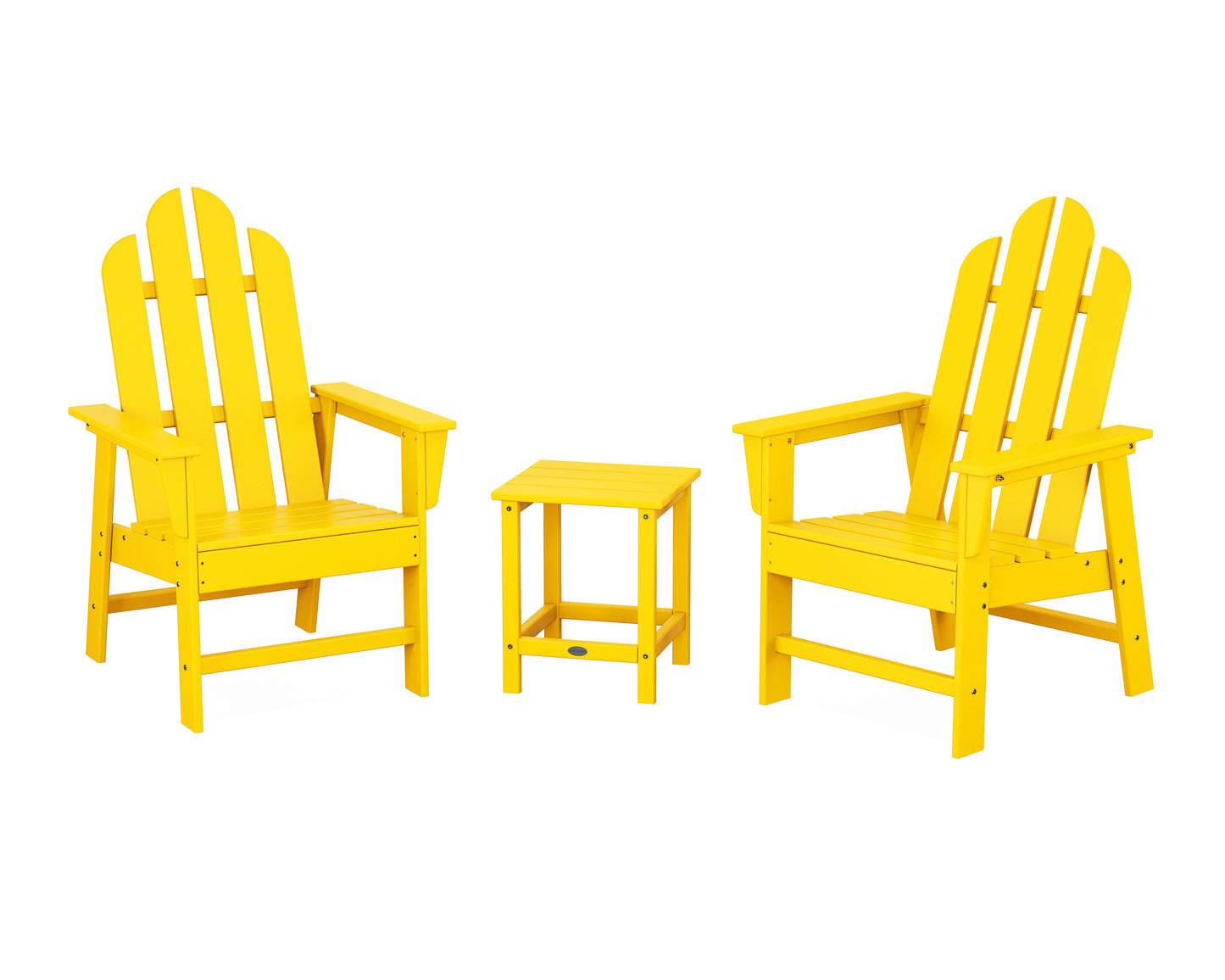 Long Island 3-Piece Upright Adirondack Chair Set