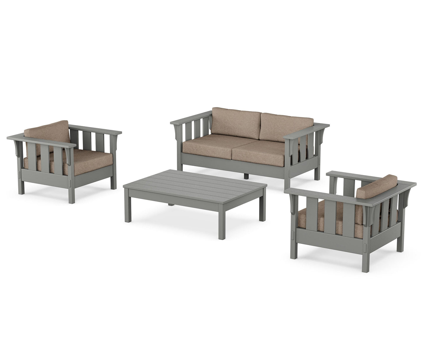 Acadia 4-Piece Deep Seating Set with Loveseat