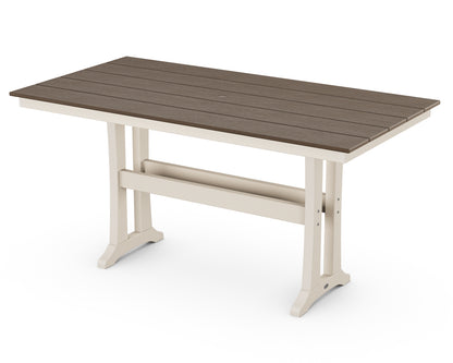 Farmhouse Trestle 37" x 72" Counter Table