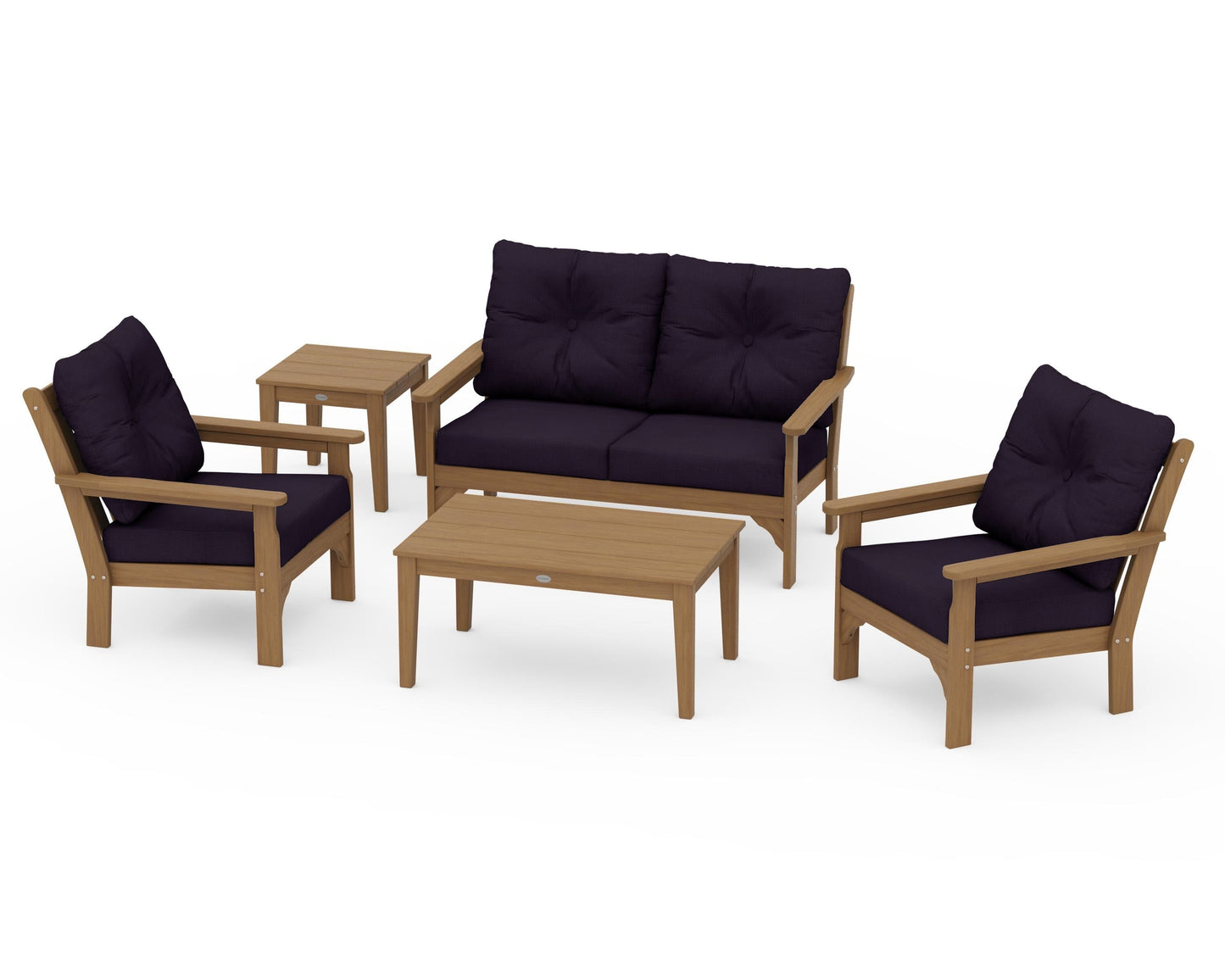 Vineyard 5-Piece Deep Seating Set