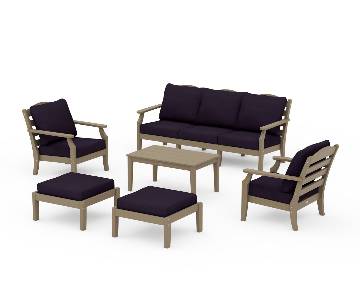 Savannah 6-Piece Lounge Sofa Set
