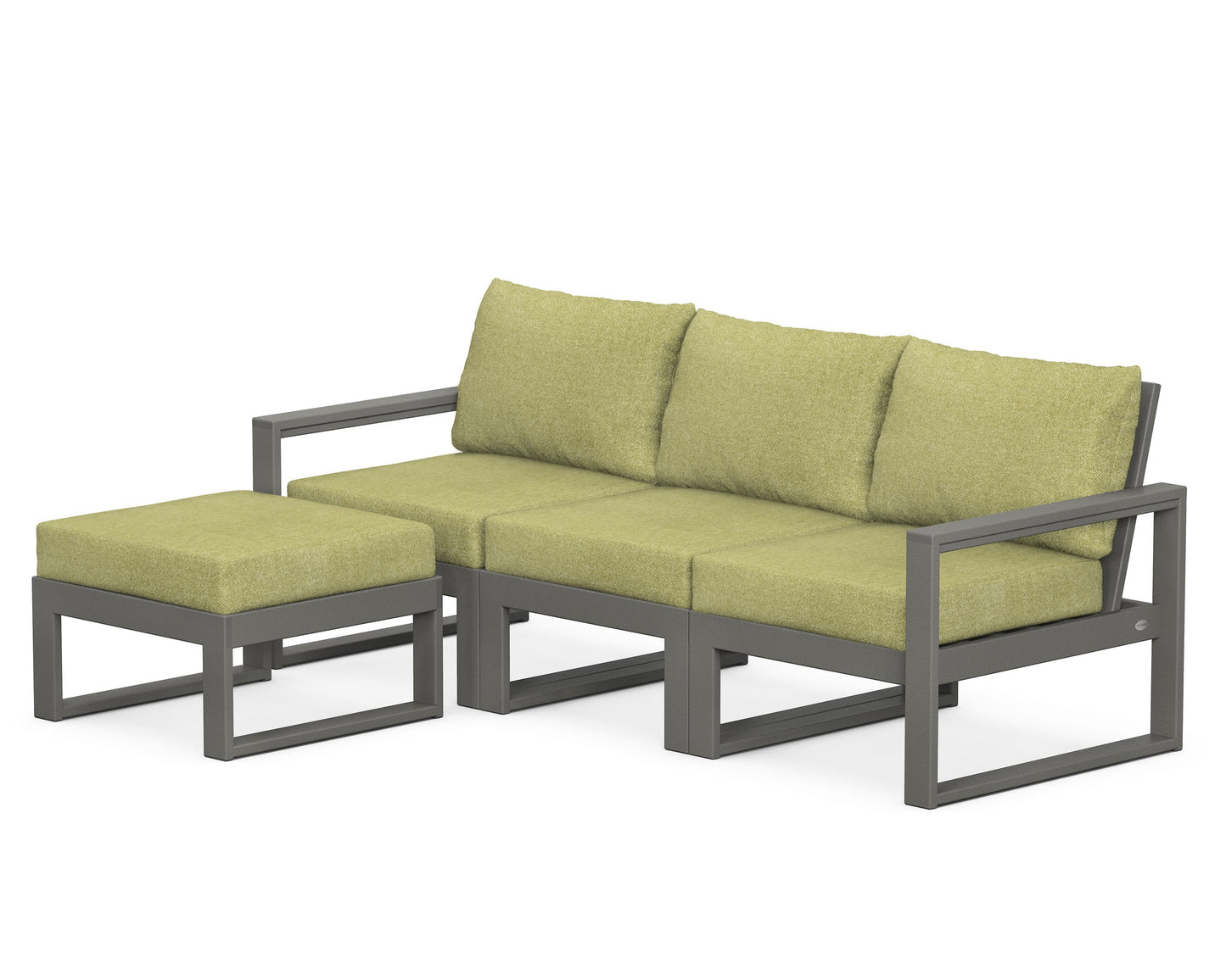 EDGE 4-Piece Modular Deep Seating Set with Ottoman