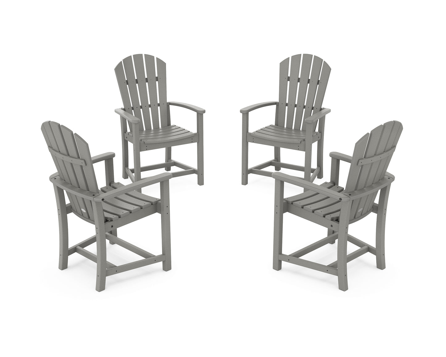 Palm Coast 4-Piece Upright Adirondack Conversation Set