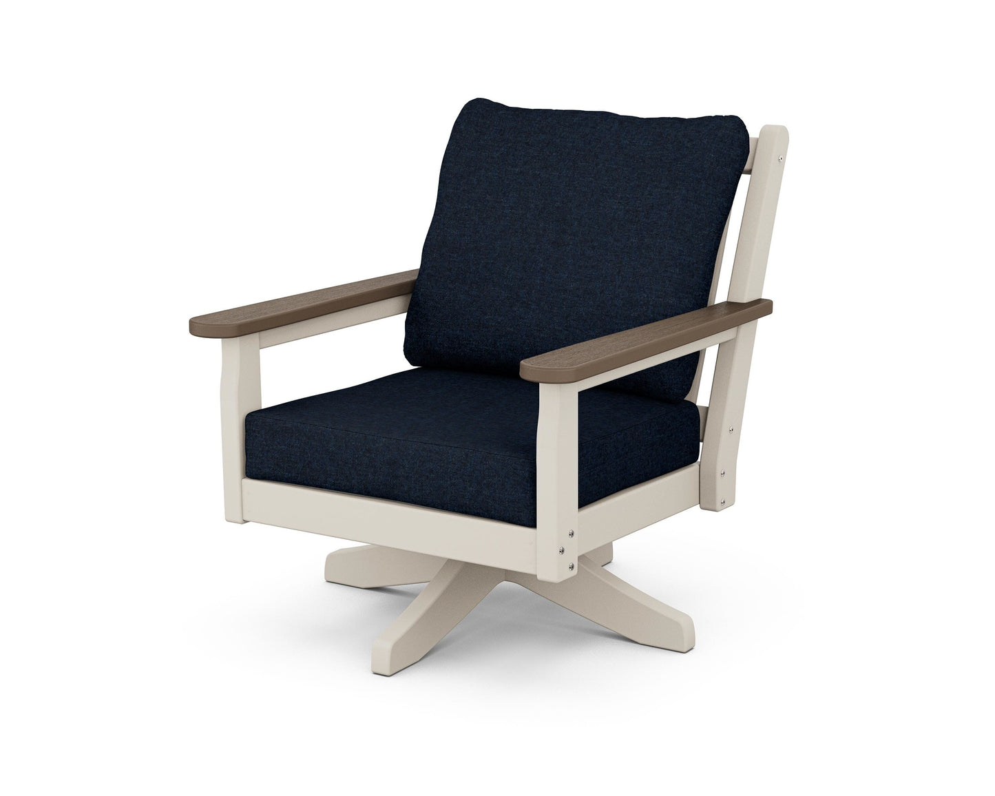 Chippendale Deep Seating Swivel Chair