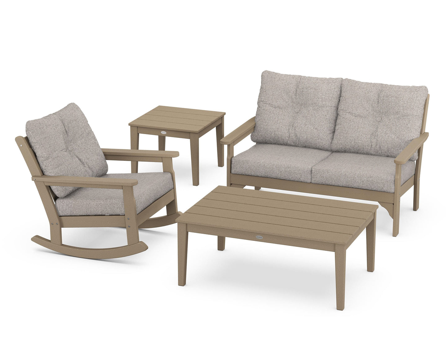 Vineyard 4-Piece Deep Seating Rocker Set
