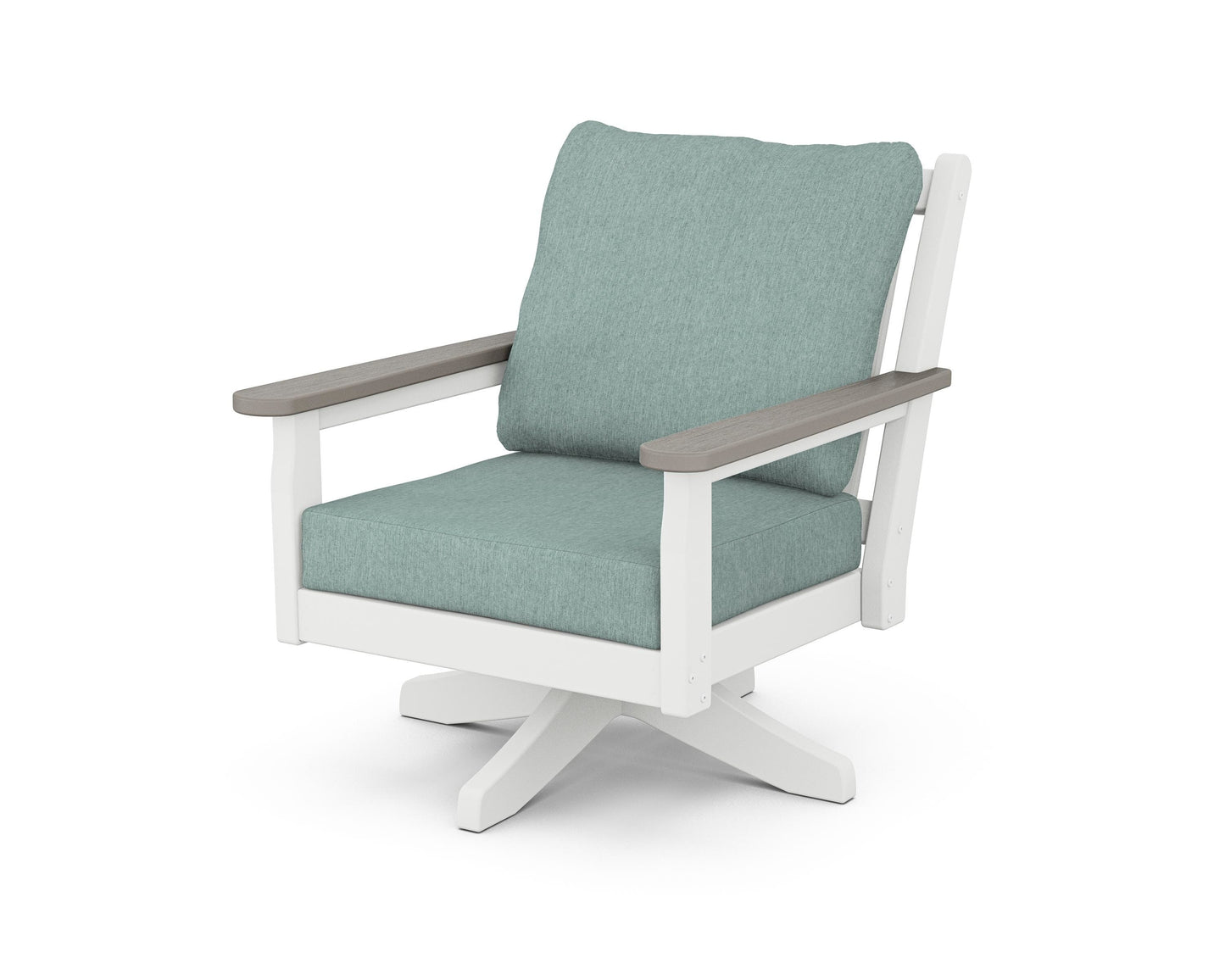 Chippendale Deep Seating Swivel Chair