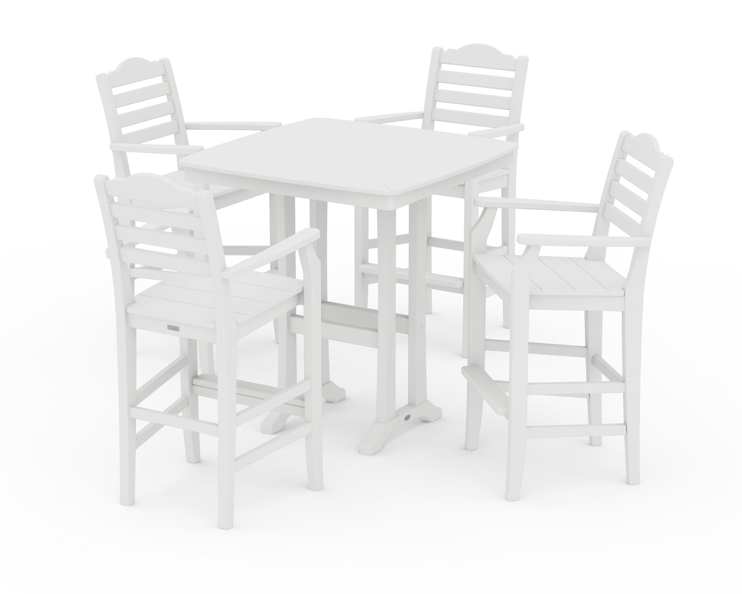 Savannah 5-Piece Bar Set with Trestle Legs