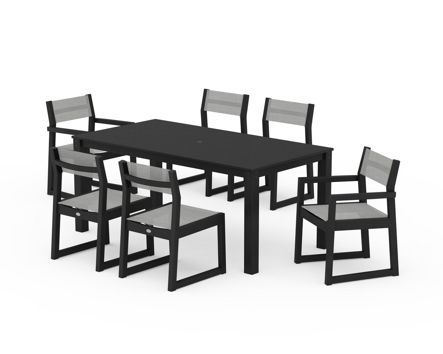 EDGE Sling 7-Piece Parsons Dining Set