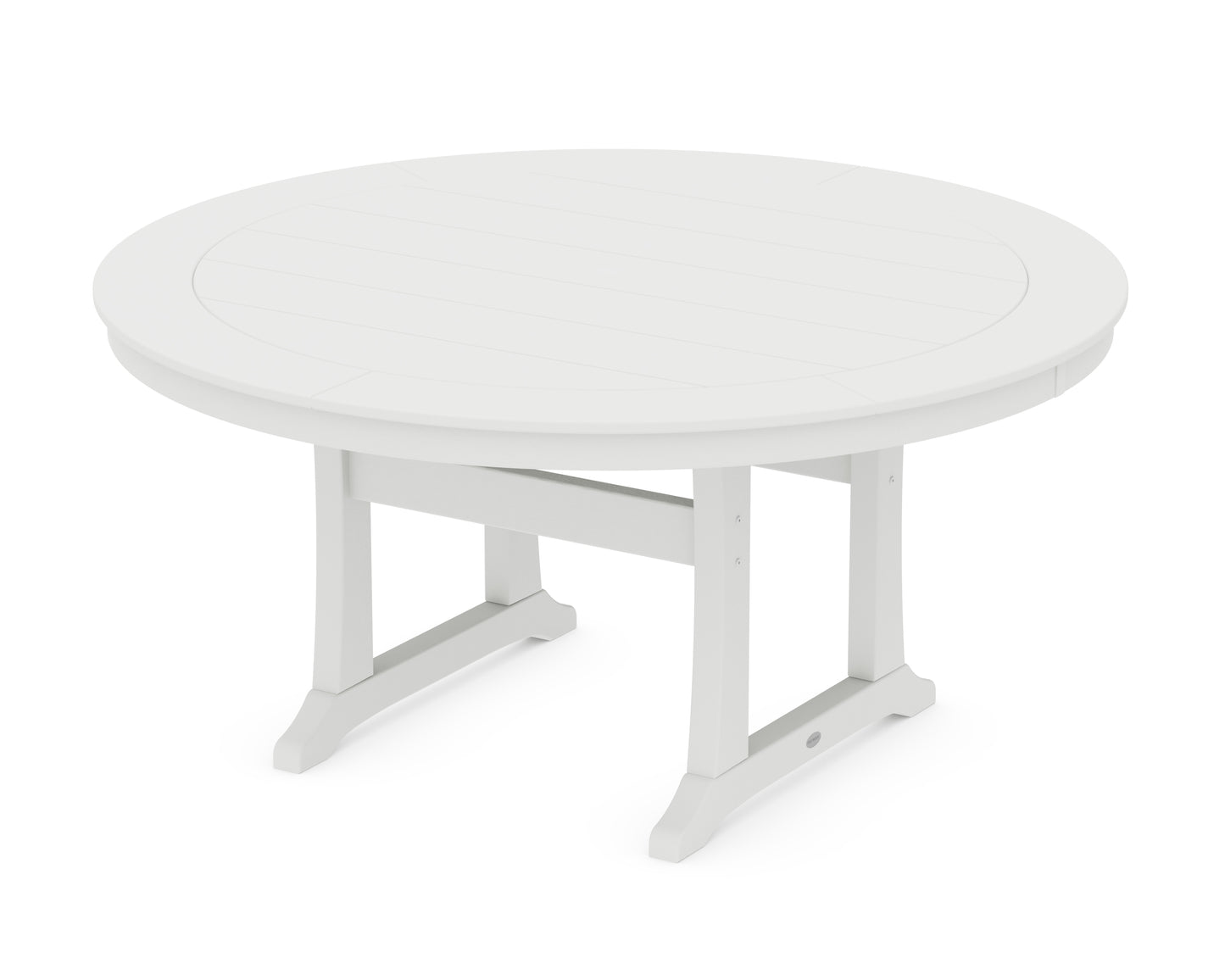 Nautical Trestle 60" Round Dining Table