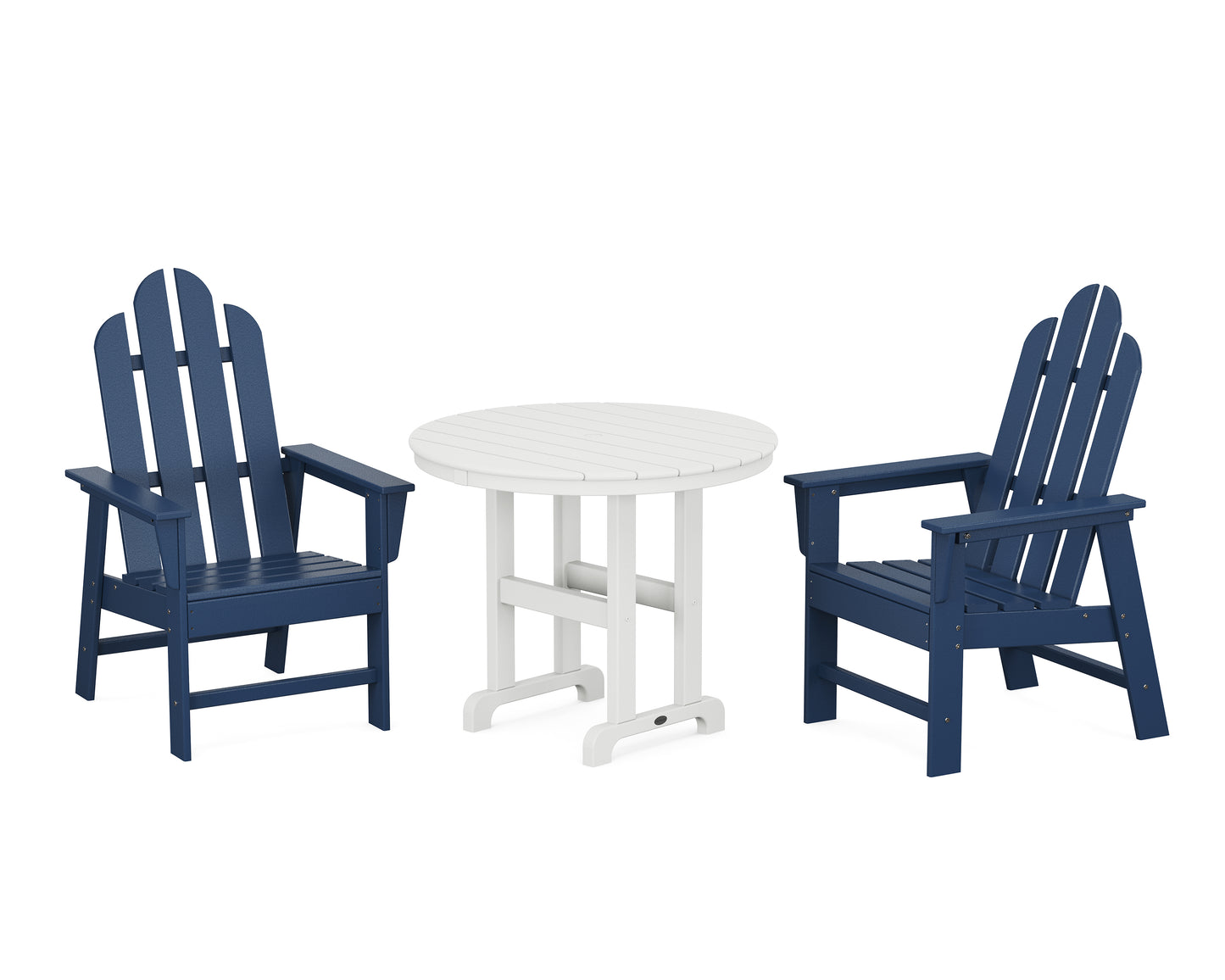 Long Island 3-Piece Round Dining Set