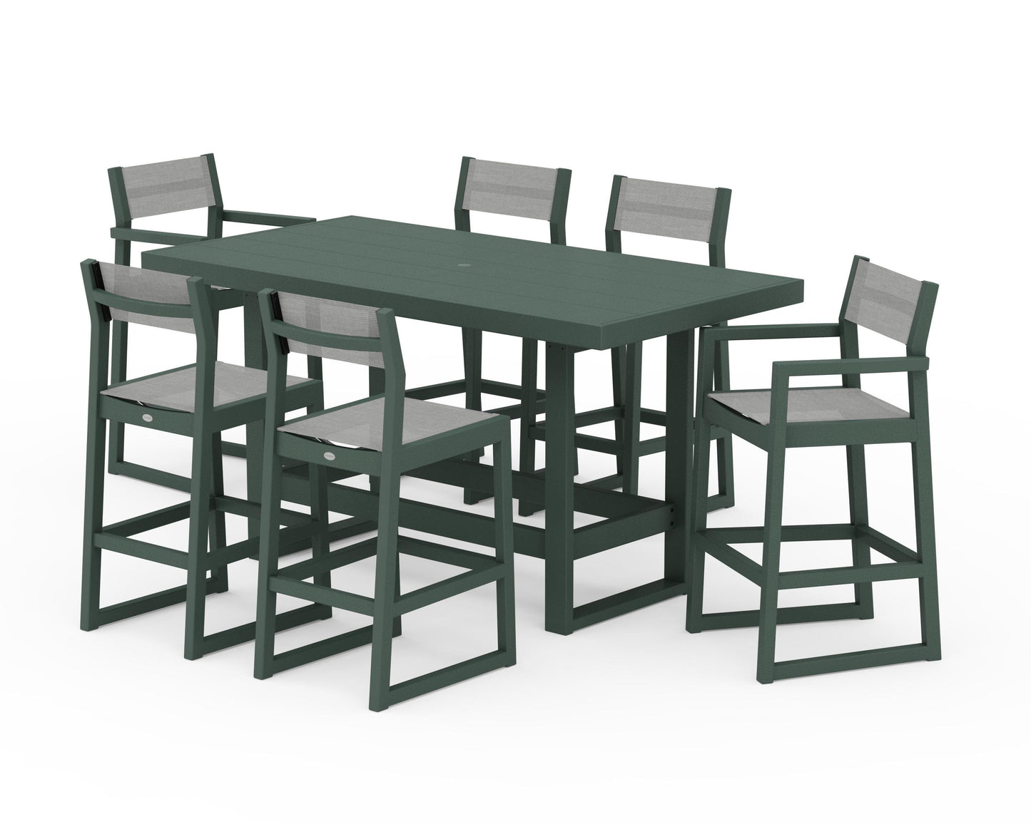 EDGE Sling 7-Piece Bar Table Set