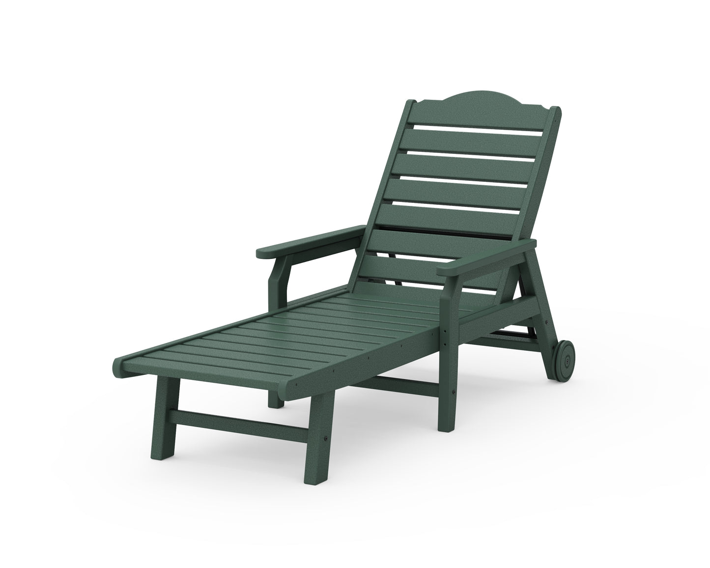 Savannah Chaise with Arms and Wheels