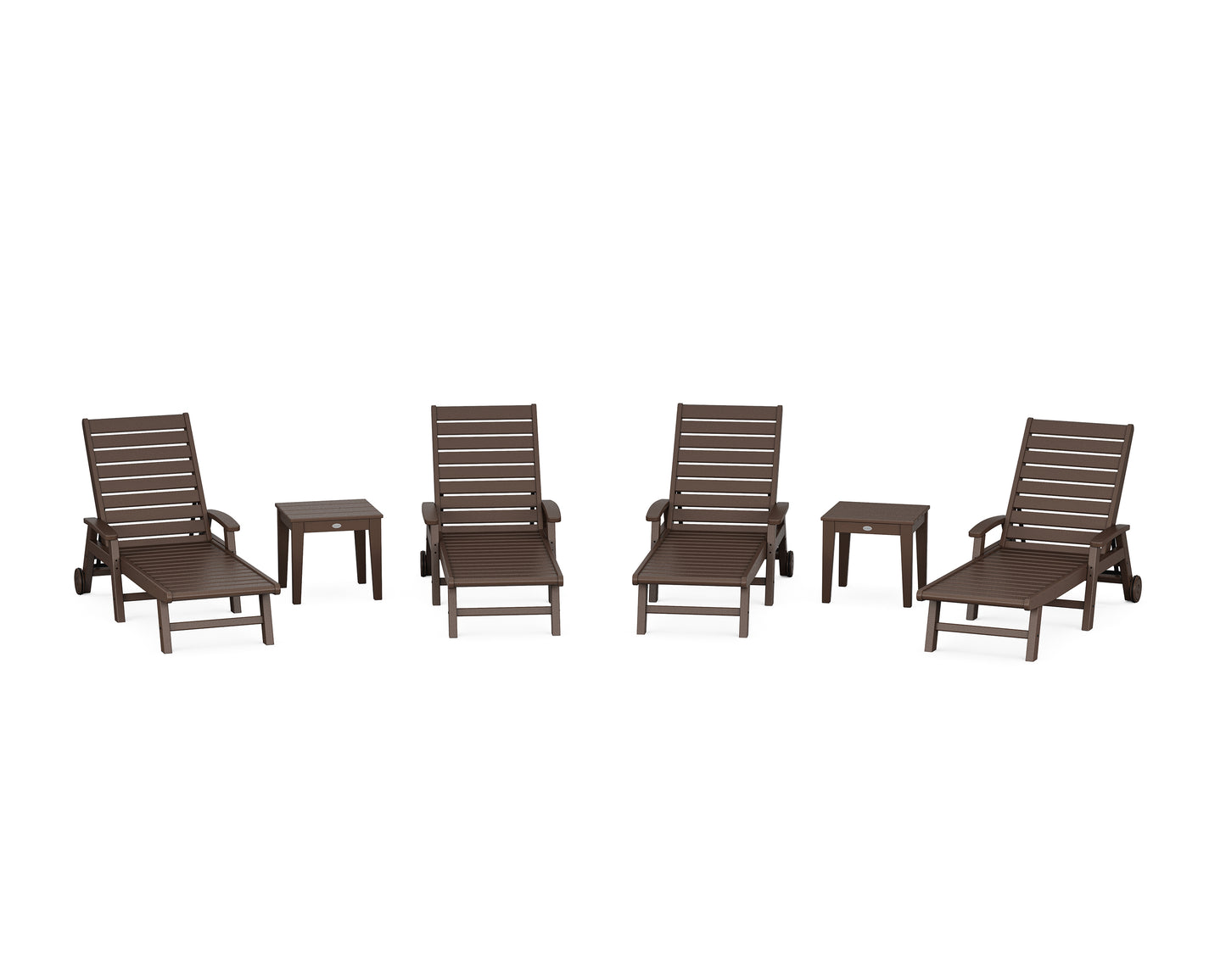 Signature Chaise 6-Piece Set with Wheels