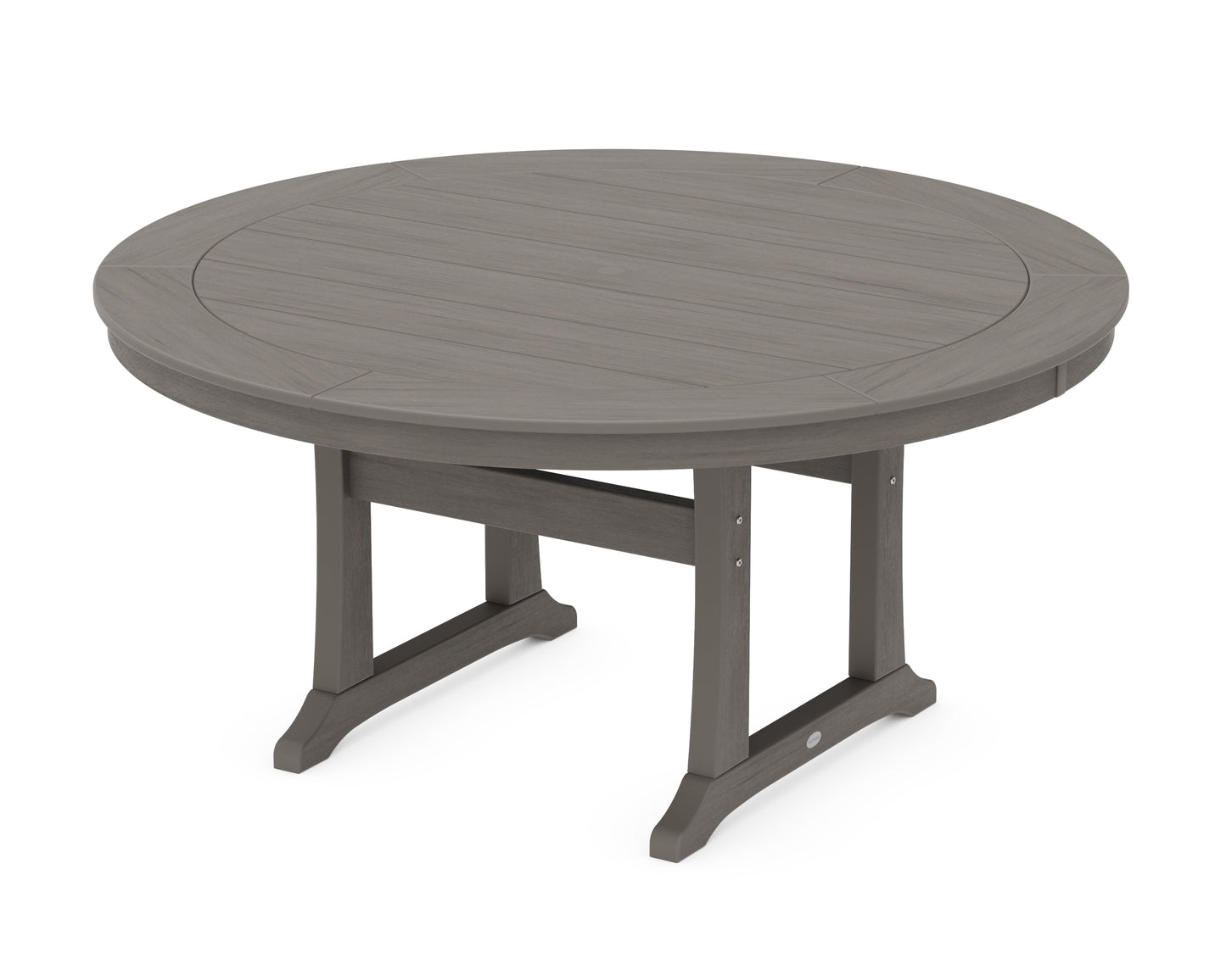 Nautical Trestle 60" Round Dining Table