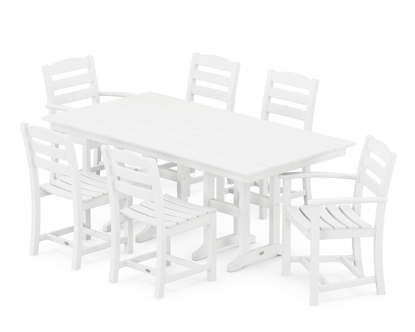 La Casa Caf‚ 7-Piece Farmhouse Dining Set