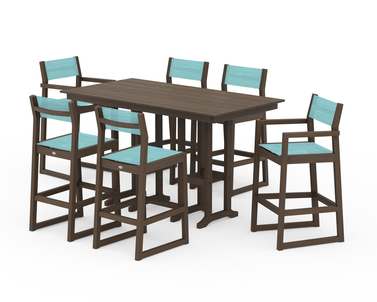 EDGE Sling 7-Piece Farmhouse Bar Set