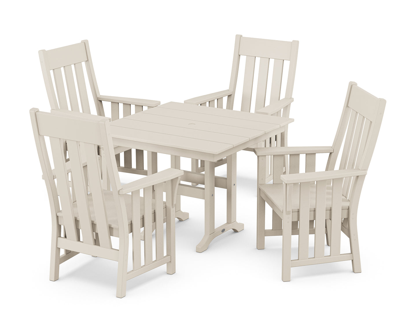 Acadia 5-Piece Farmhouse Dining Set