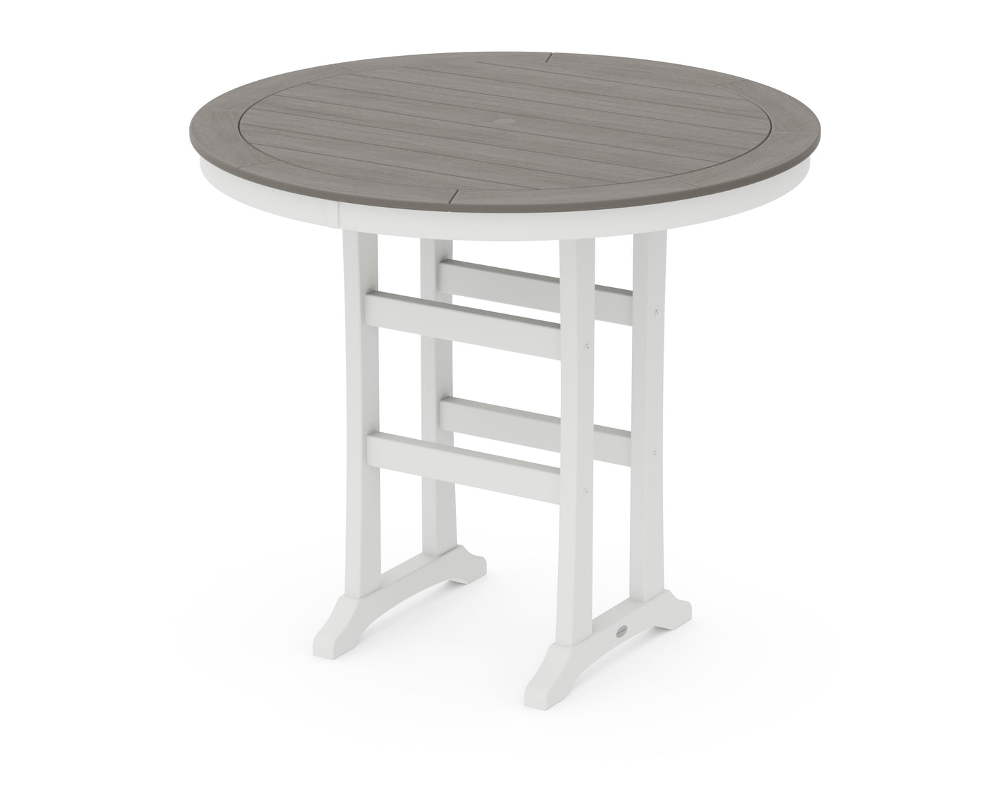 Nautical Trestle 48" Round Bar Table