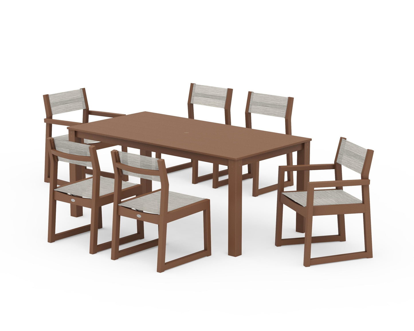 EDGE Sling 7-Piece Parsons Dining Set
