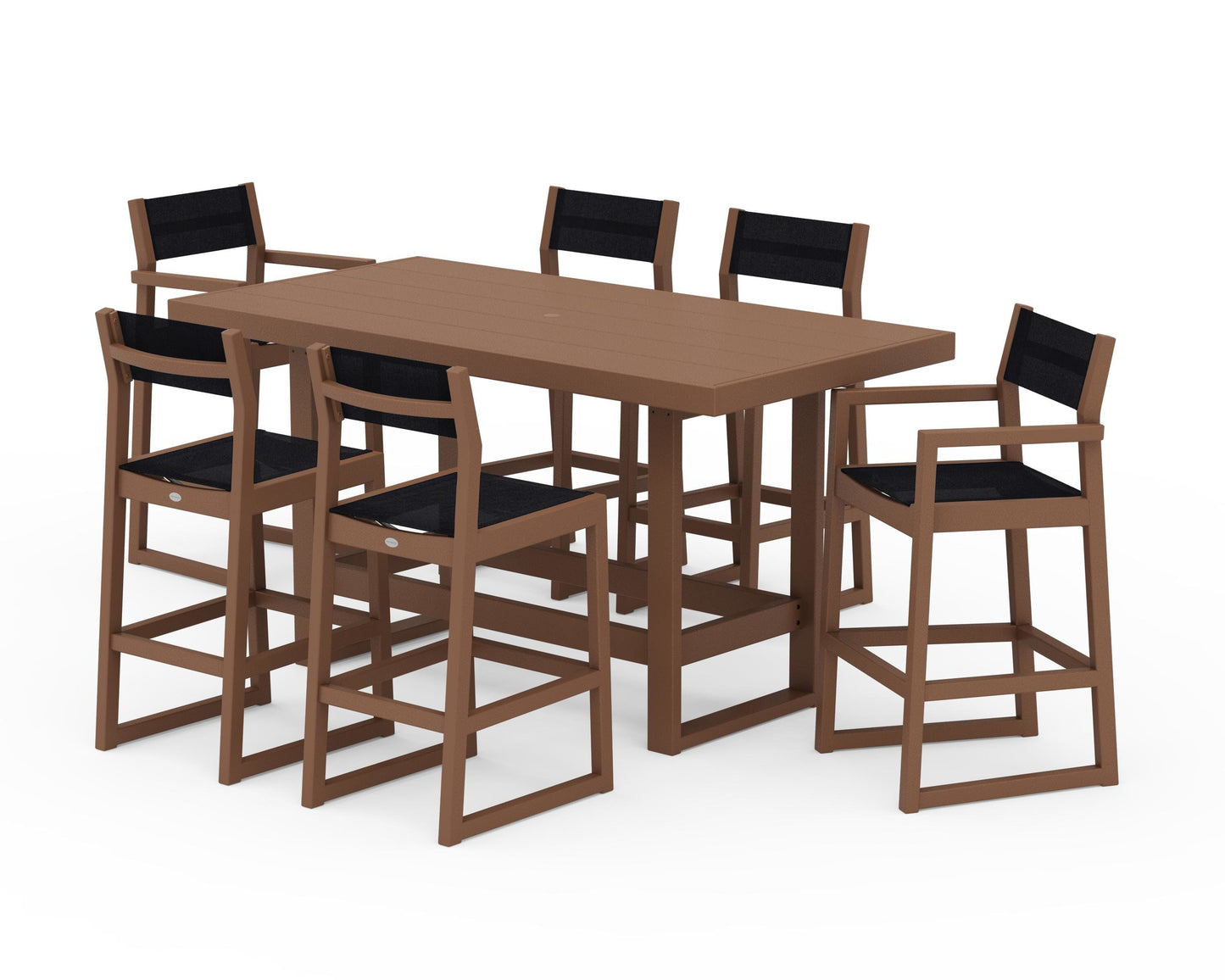EDGE Sling 7-Piece Bar Table Set