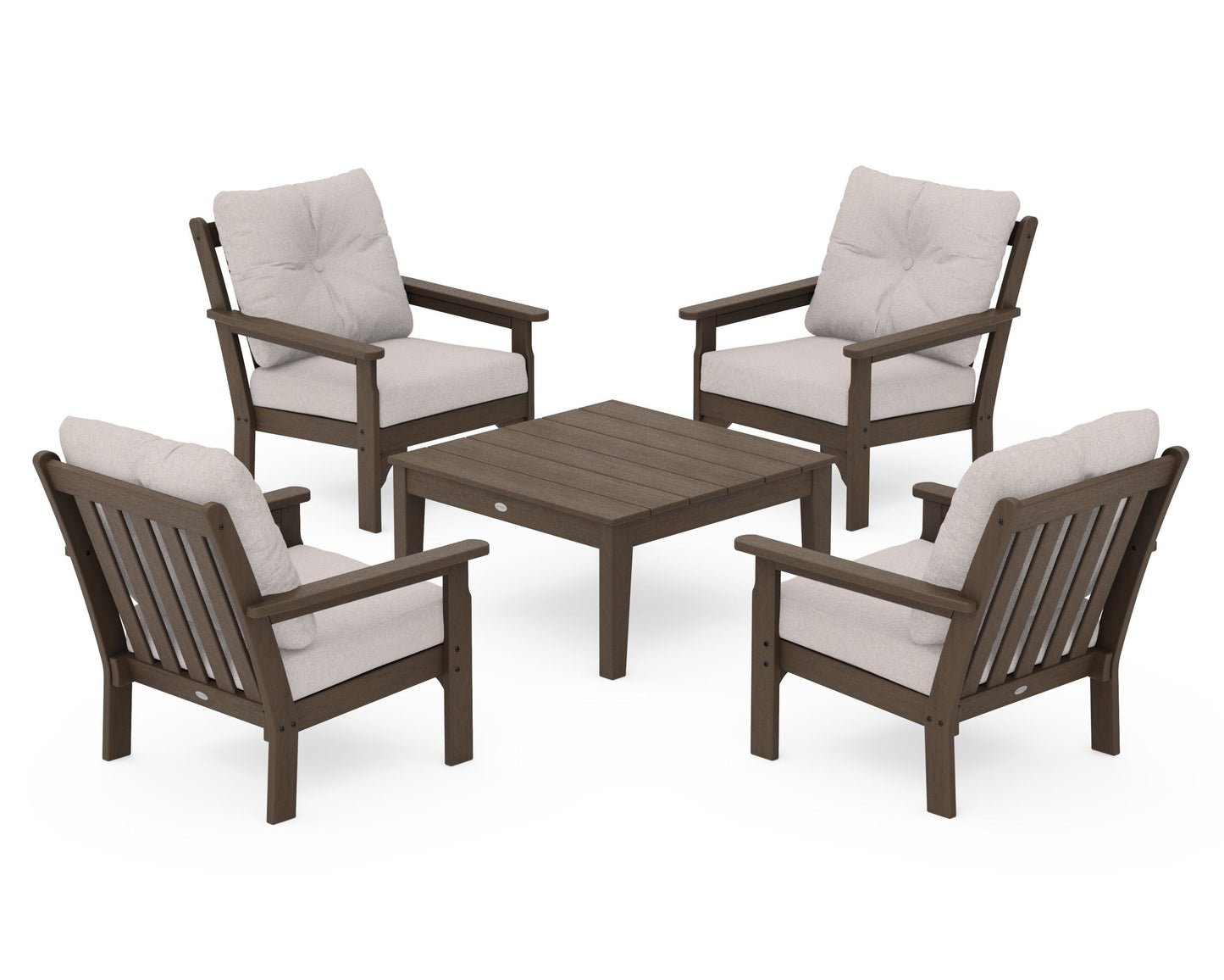 Vineyard 5-Piece Deep Seating Conversation Set