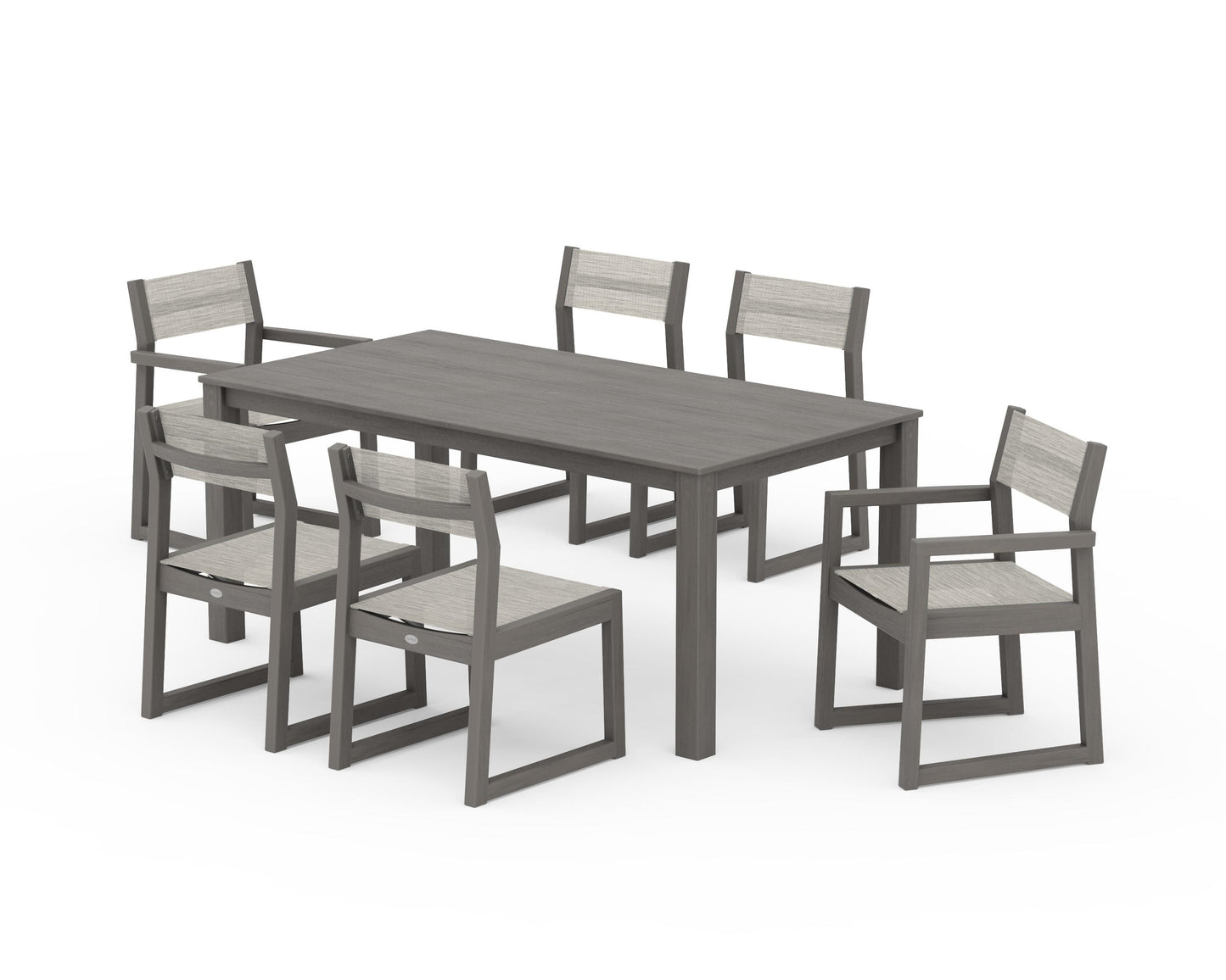 EDGE Sling 7-Piece Parsons Dining Set