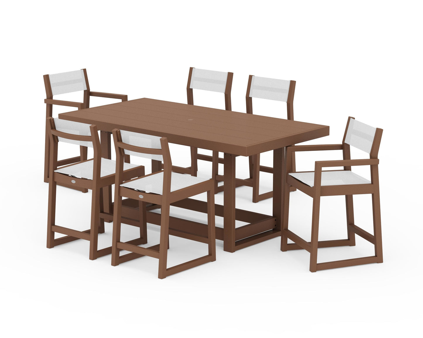 EDGE Sling 7-Piece Counter Table Set