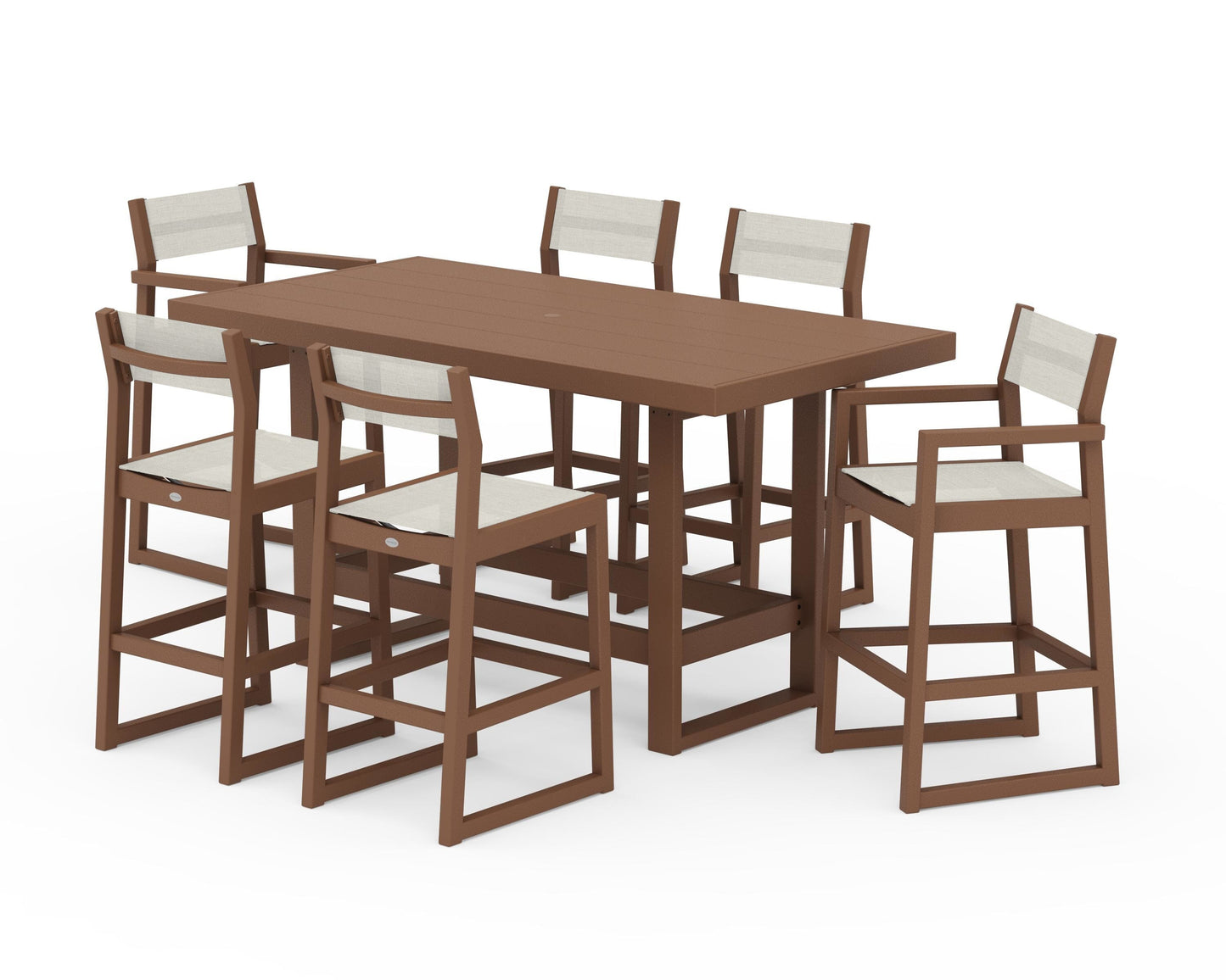 EDGE Sling 7-Piece Bar Table Set