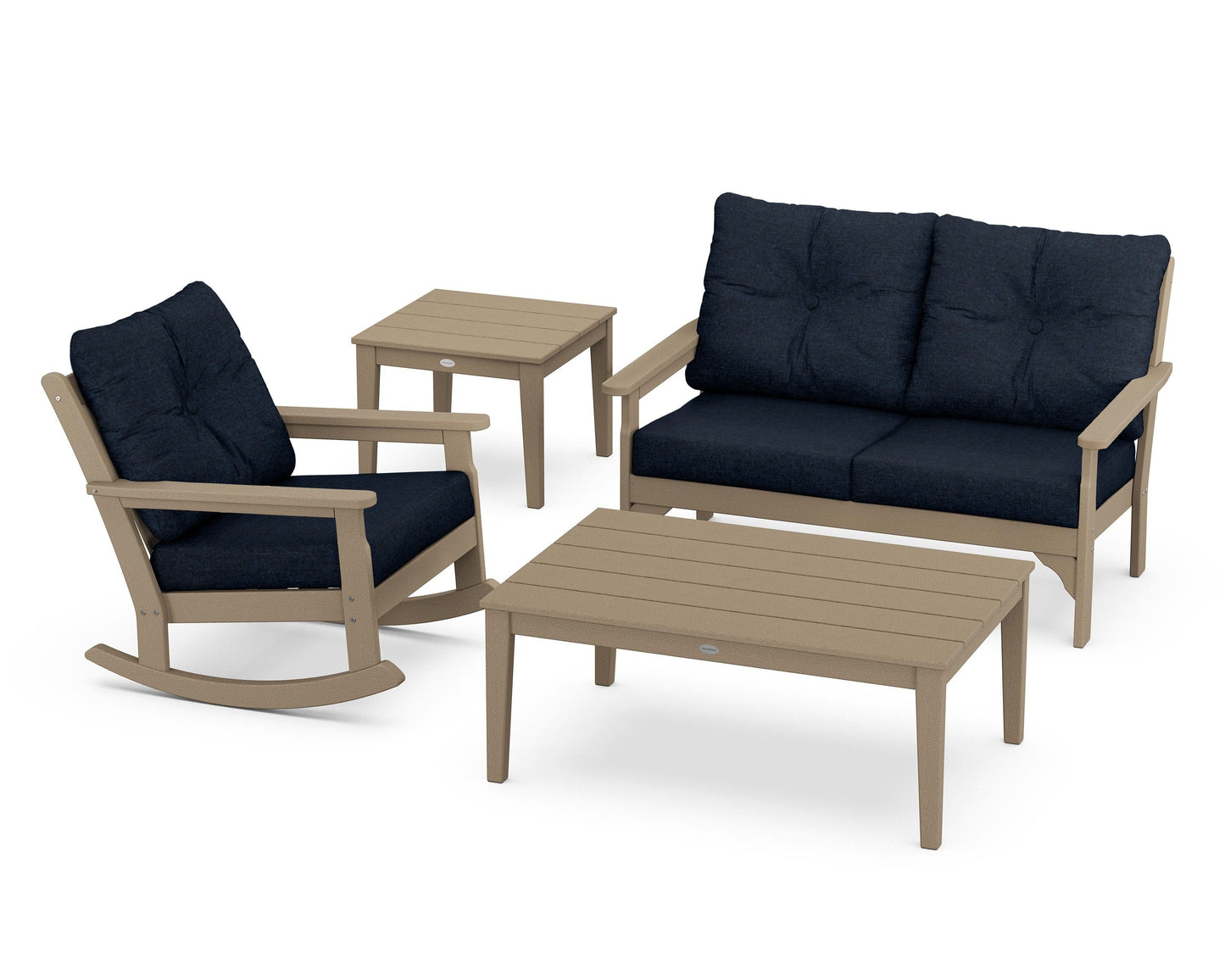 Vineyard 4-Piece Deep Seating Rocker Set