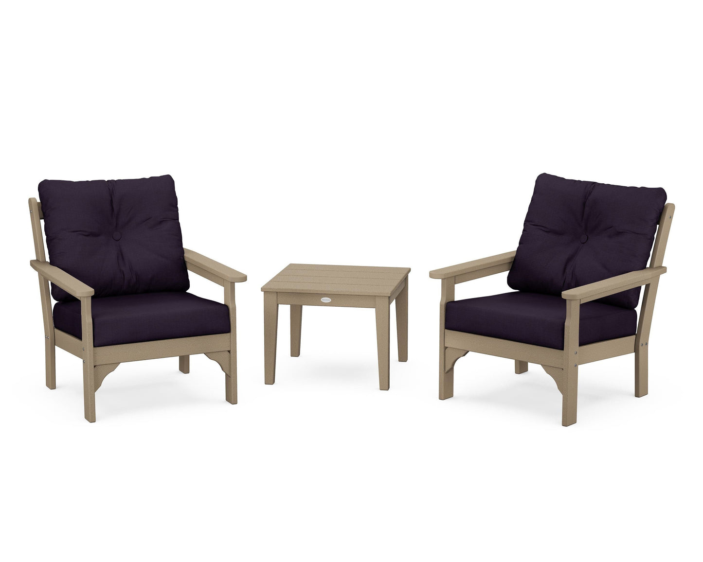 Vineyard 3-Piece Deep Seating Set