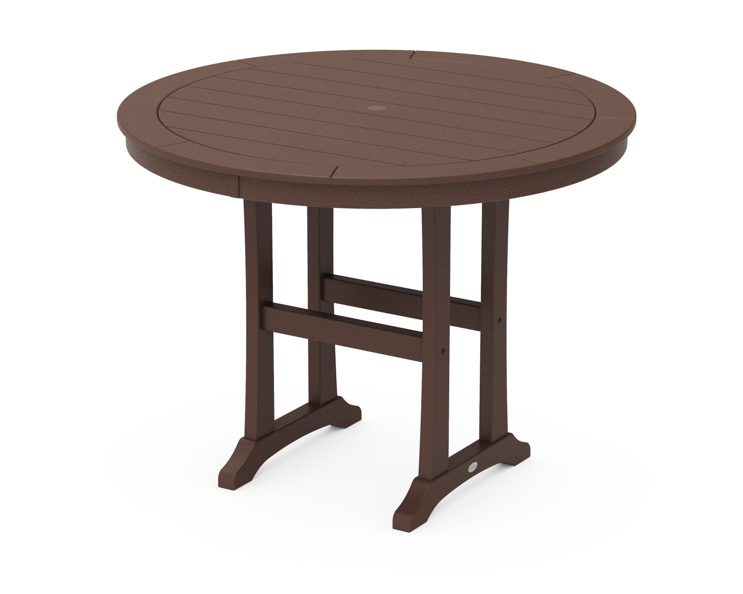 Nautical Trestle 48" Round Counter Table