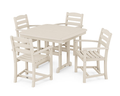La Casa Caf‚ 5-Piece Dining Set with Trestle Legs